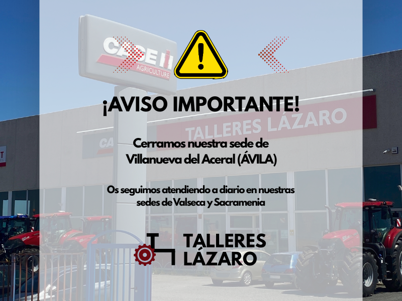CERRAMOS NUESTRO TALLER DE ÁVILA